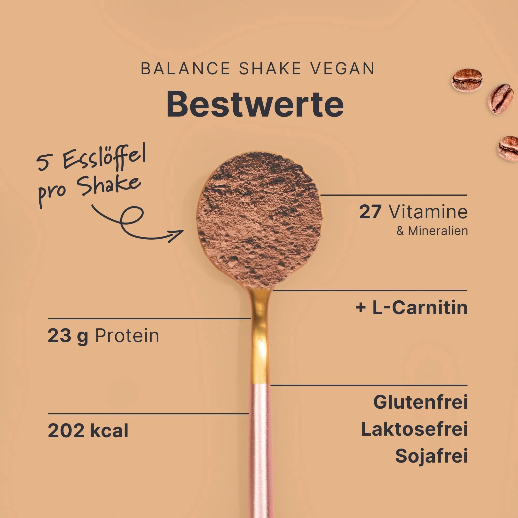 Balance Shake Vegan Kaffee - Image 3