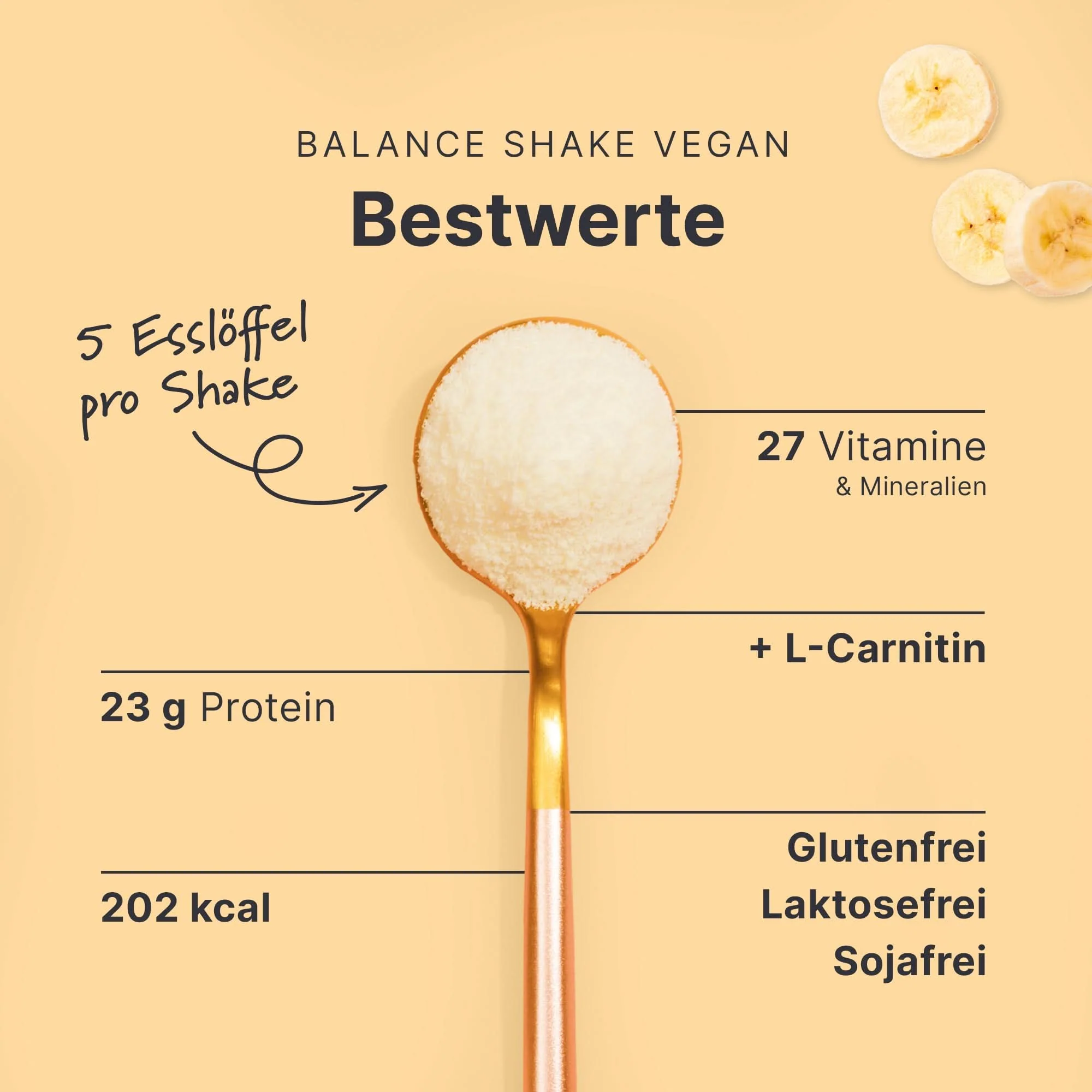 Balance Shake Vegan Banane - Image 3