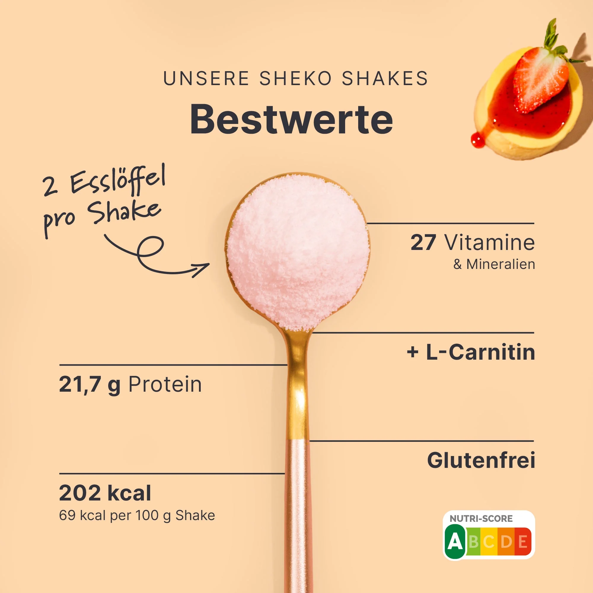 Balance Shake Strawberry Cheesecake - Image 3