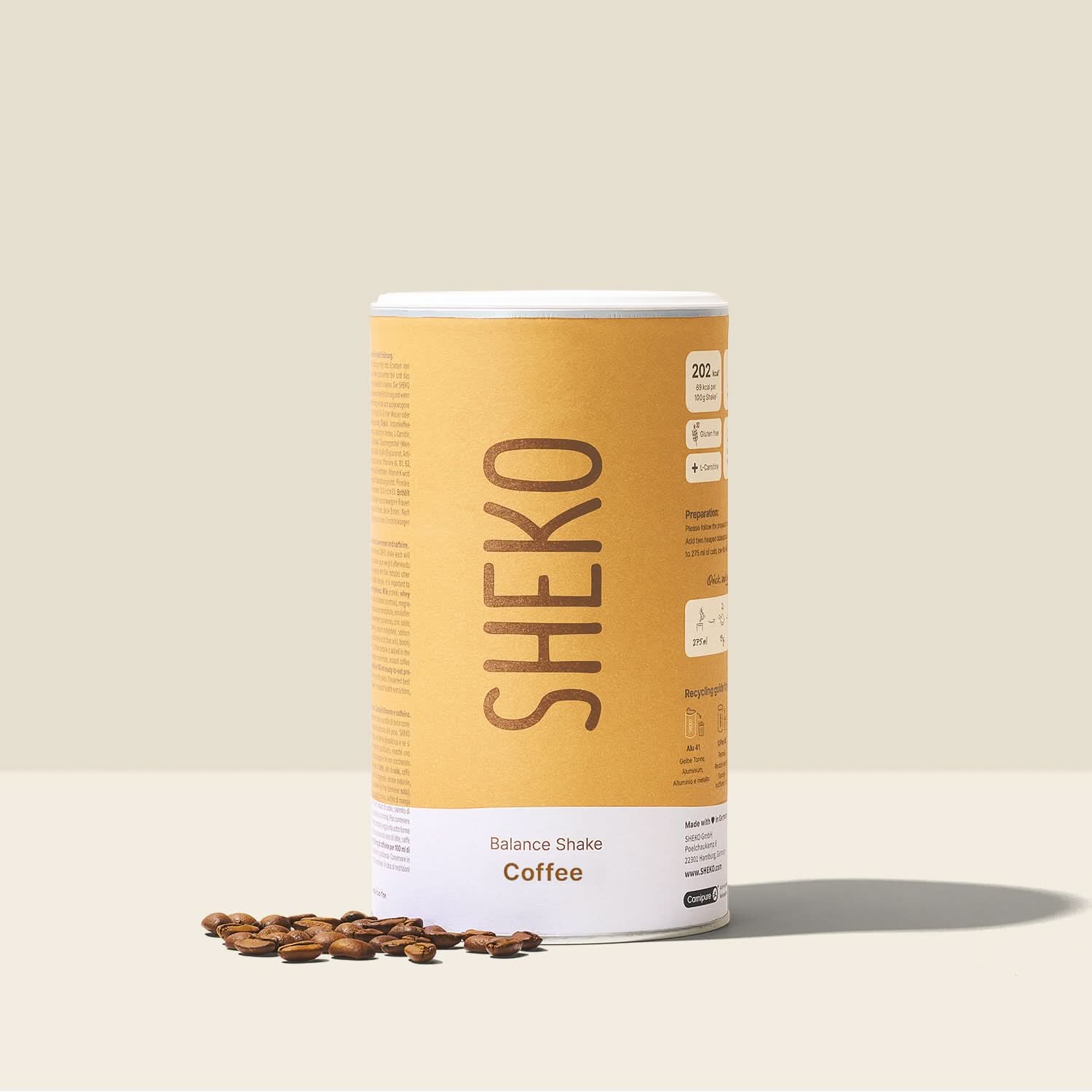 Balance Shake Kaffee