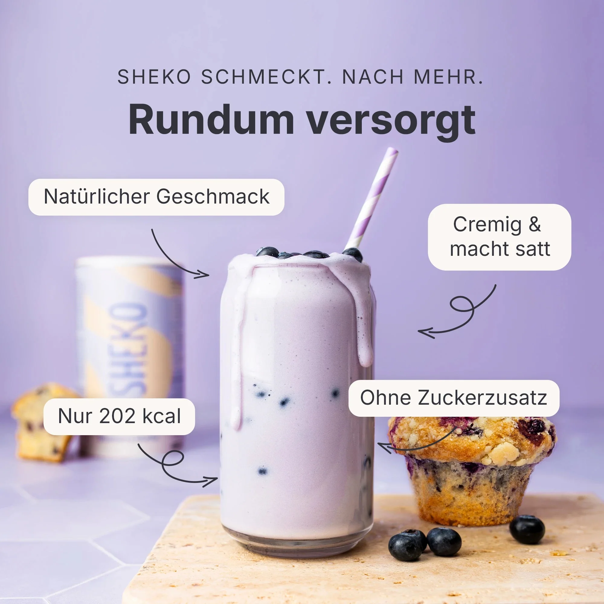 Balance Shake Blaubeer Muffin - Image 2